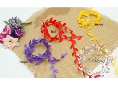 Leaf garland trim (Color) - 1 meter